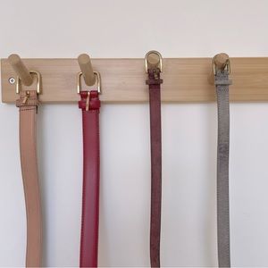 American Apparel Belts of varying sizes